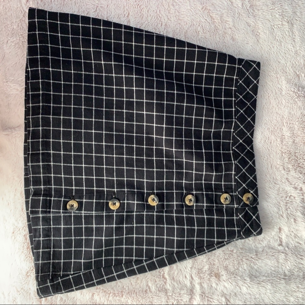 NWOT Asymmetrical Plaid Skirt - Picture 2 of 4